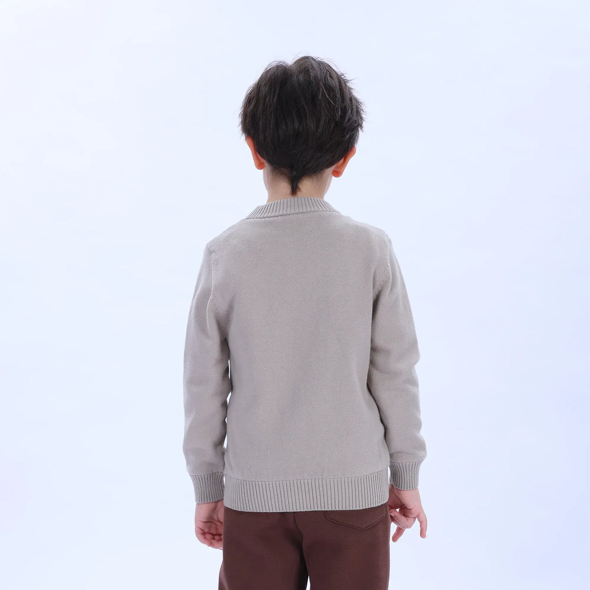 Casual Printed Sweater for Boys Image