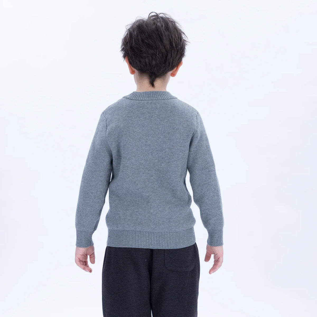 Casual Printed Sweater for Boys Image