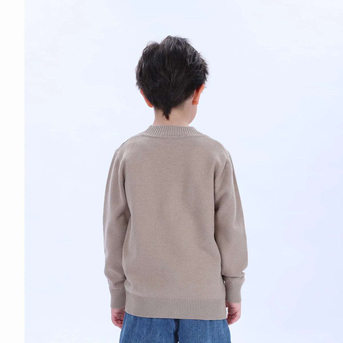 Casual Printed Sweater for Boys Image
