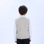 Casual Printed Waistcoat for Boys Image