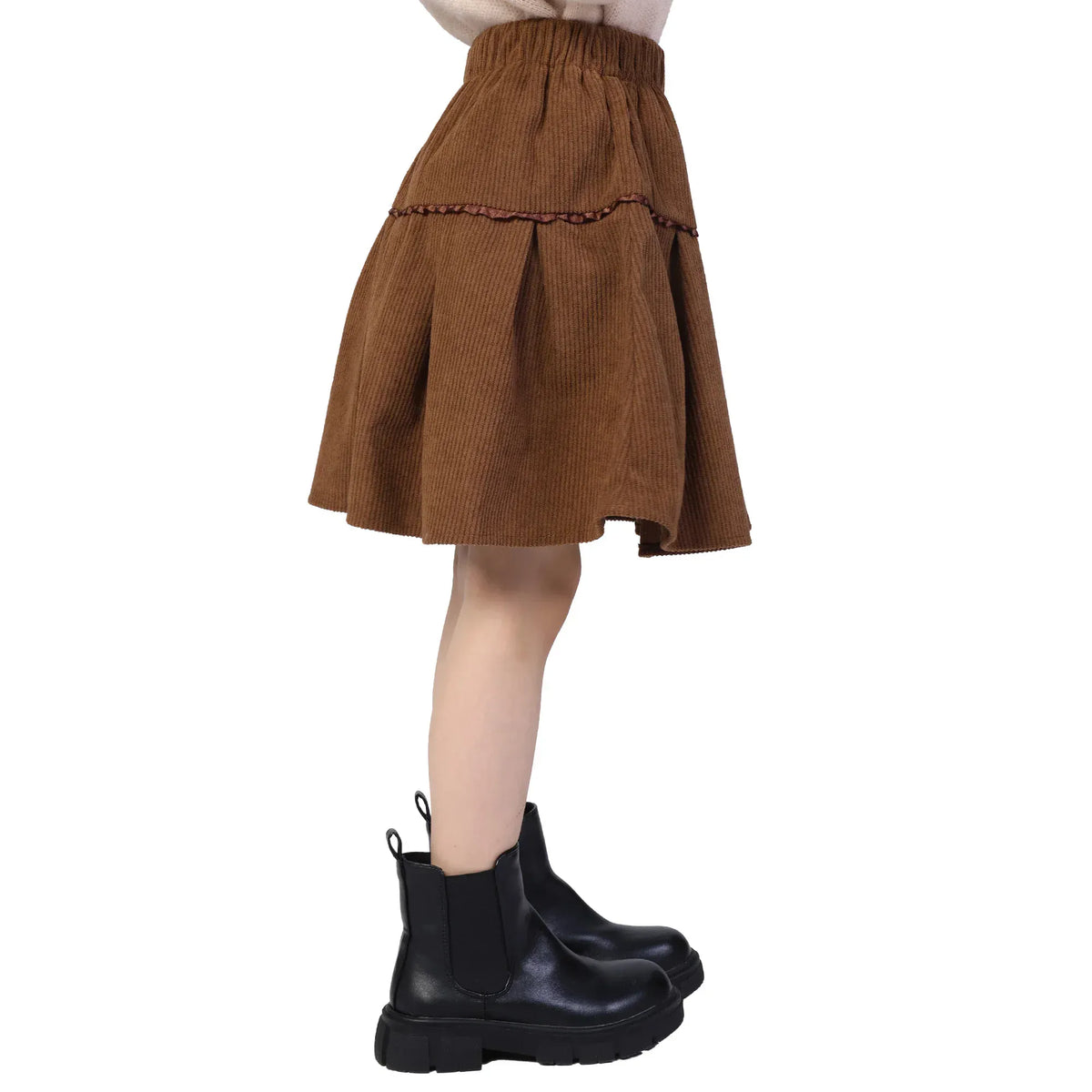 Plain Classic Skirt for Girls Image