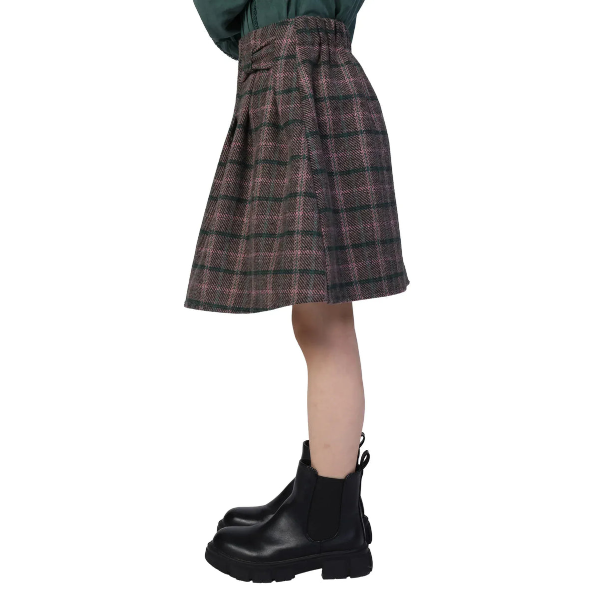 Checked Classic Skirt for Girls Image