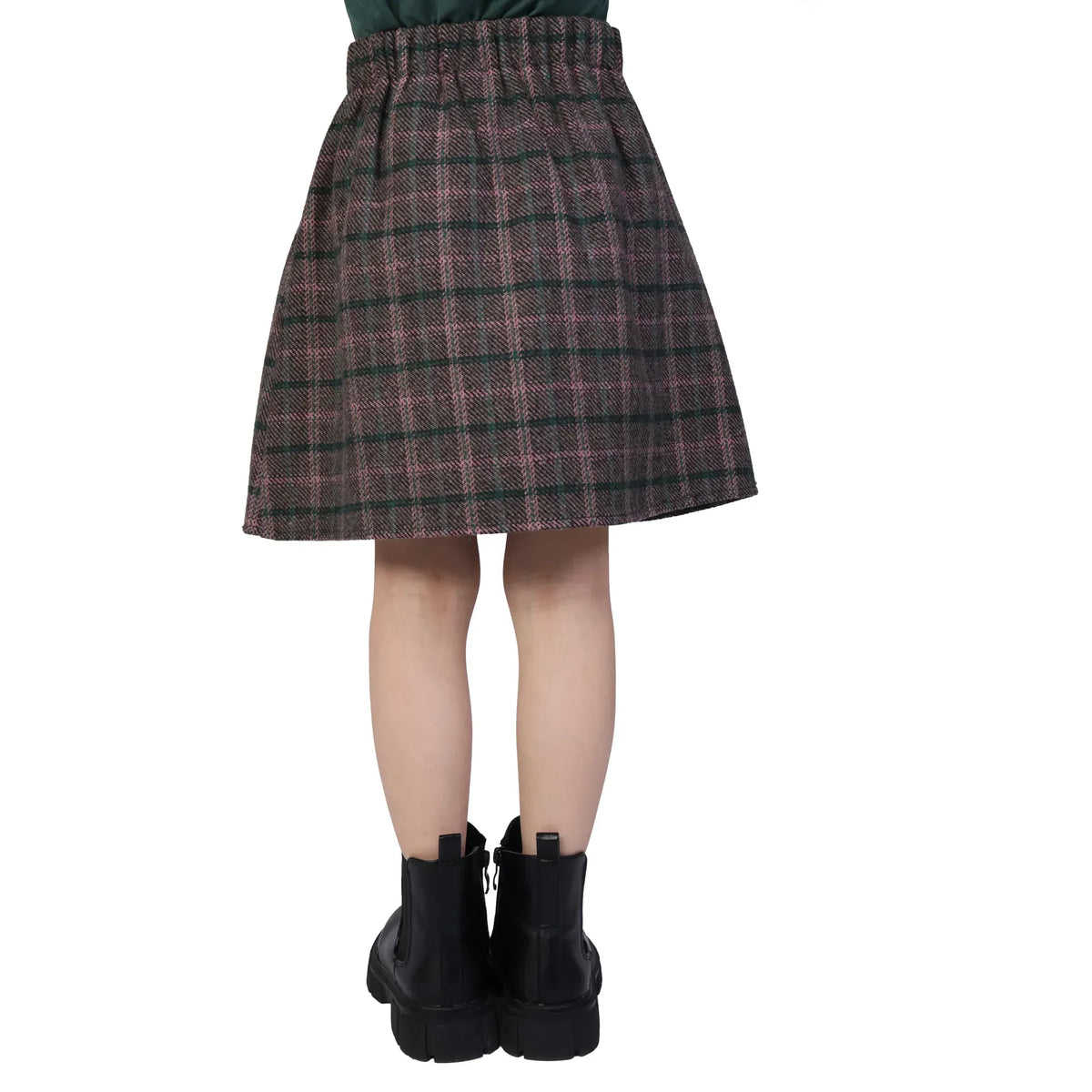 Checked Classic Skirt for Girls Image