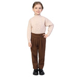 Coffee Plain Classic Pants for Girls Image