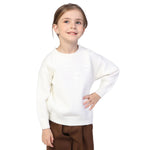 Floral Classic Sweater for Girls Image