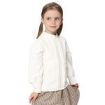 Plain Classic Blouse for Girls Image