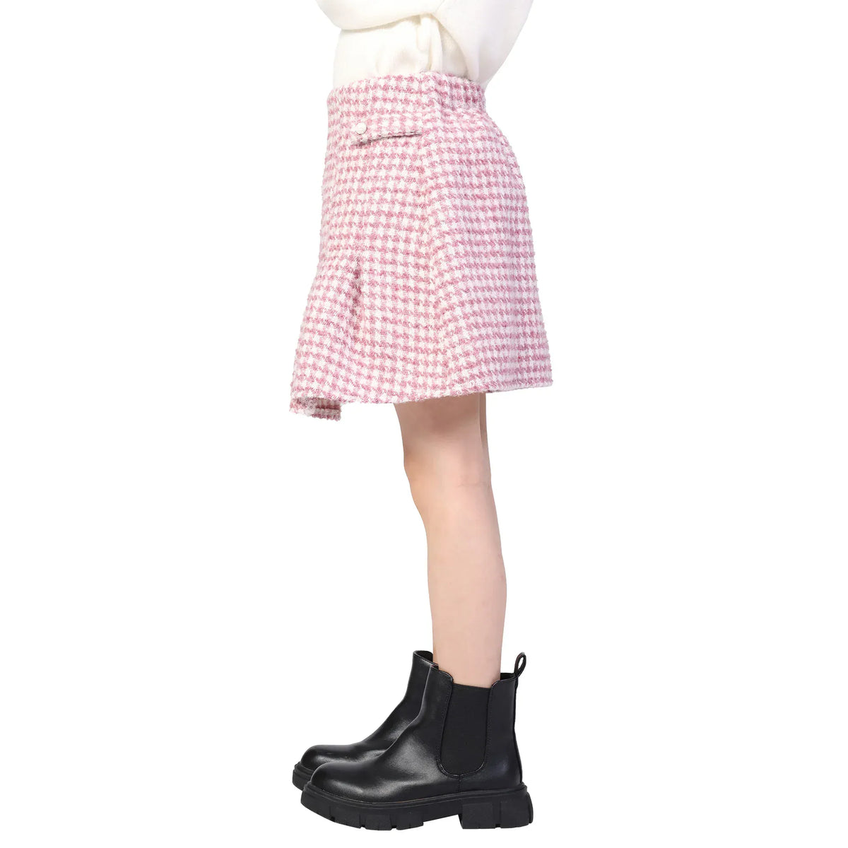 Checked Classic Skirt for Girls Image