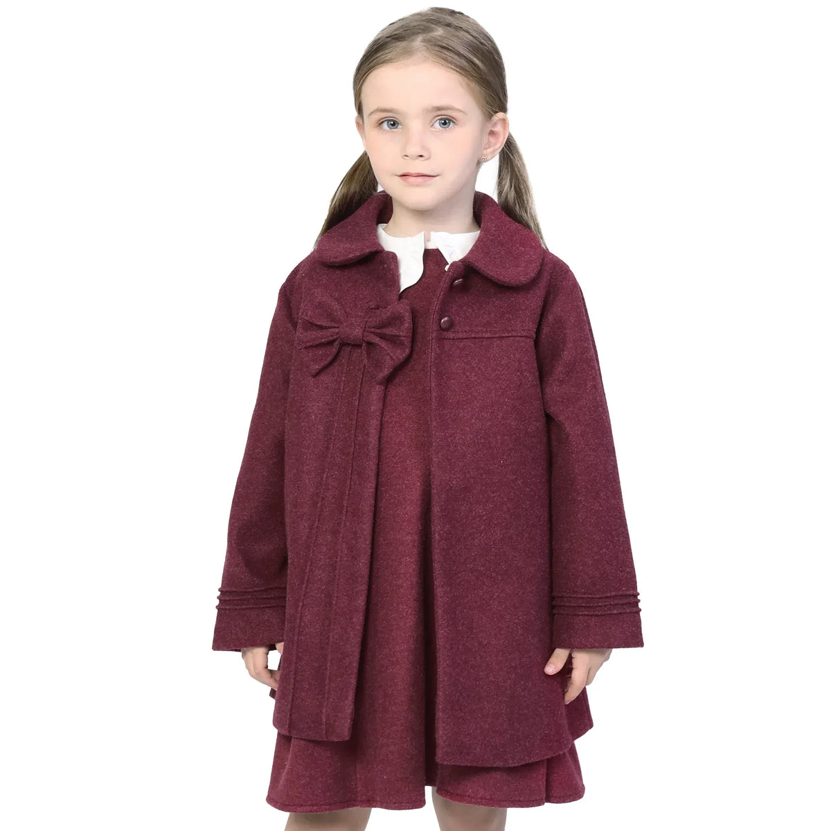 Solid Classic Jacket for Girls Image