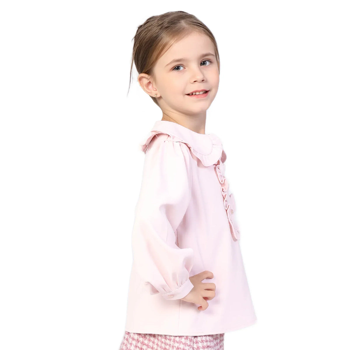 Plain Classic Blouse for Girls Image