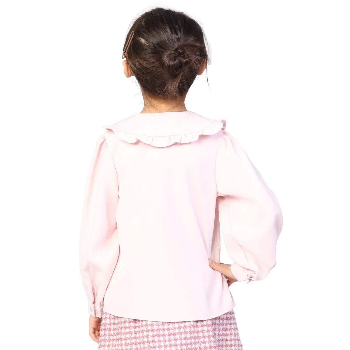 Plain Classic Blouse for Girls Image