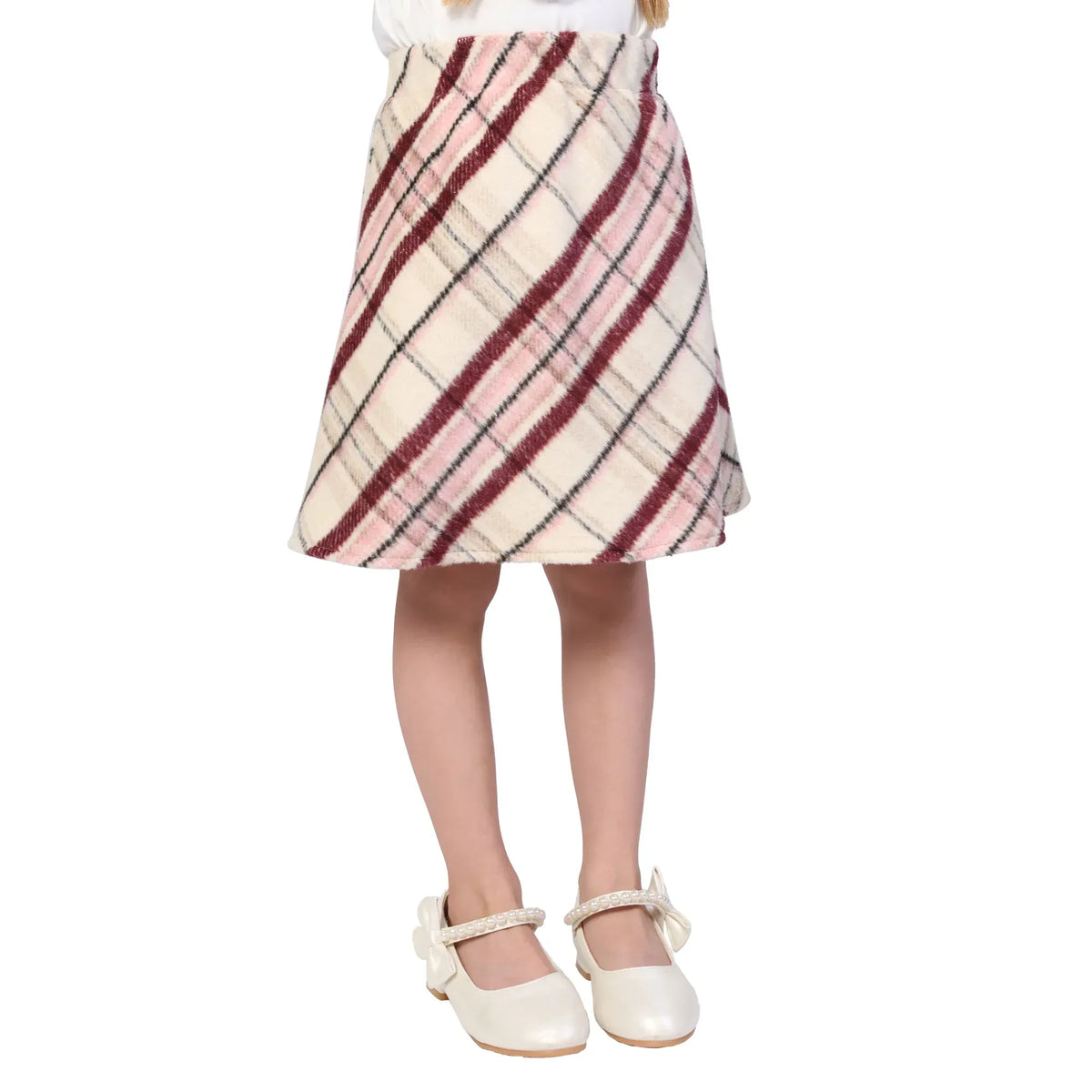 Checked Classic Skirt for Girls Image