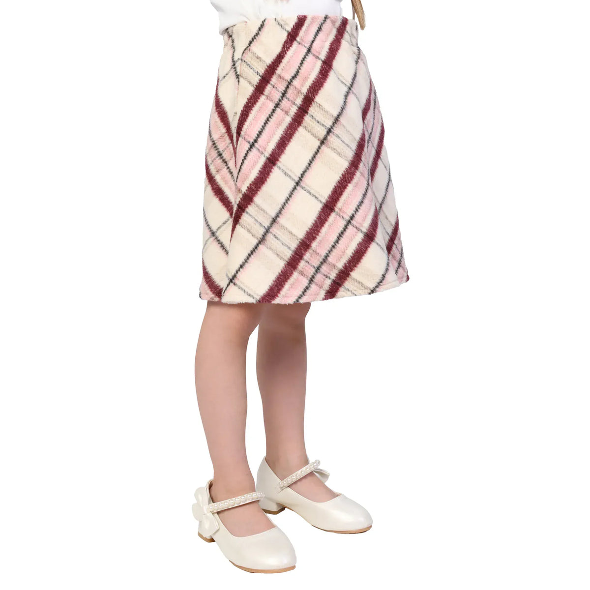 Checked Classic Skirt for Girls Image