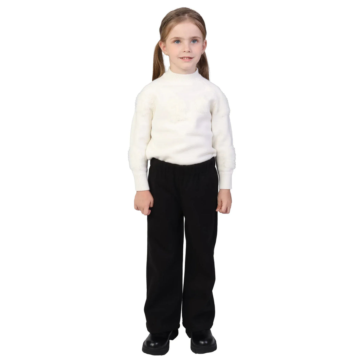 Plain Classic Pants for Girls Image
