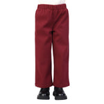 Maroon Plain Classic Pants for Girls Image
