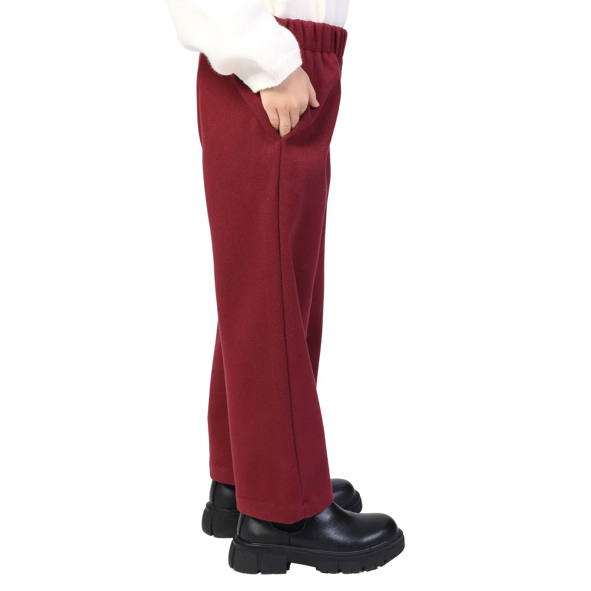 Plain Classic Pants for Girls Image