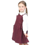 Solid Classic Dress for Girls Image