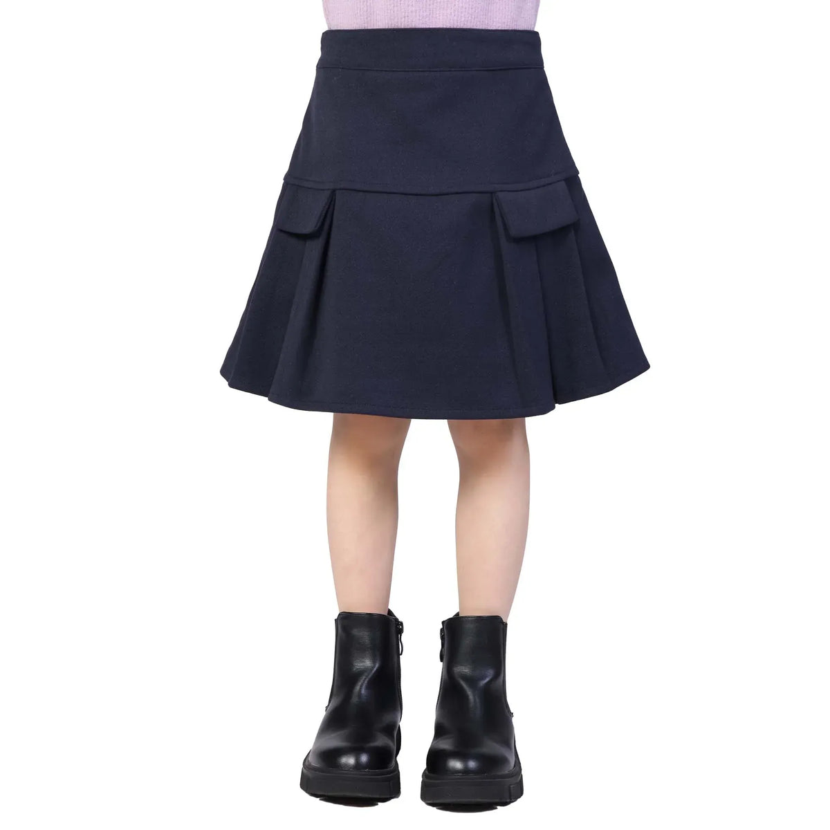 Plain Classic Skirt for Girls Image