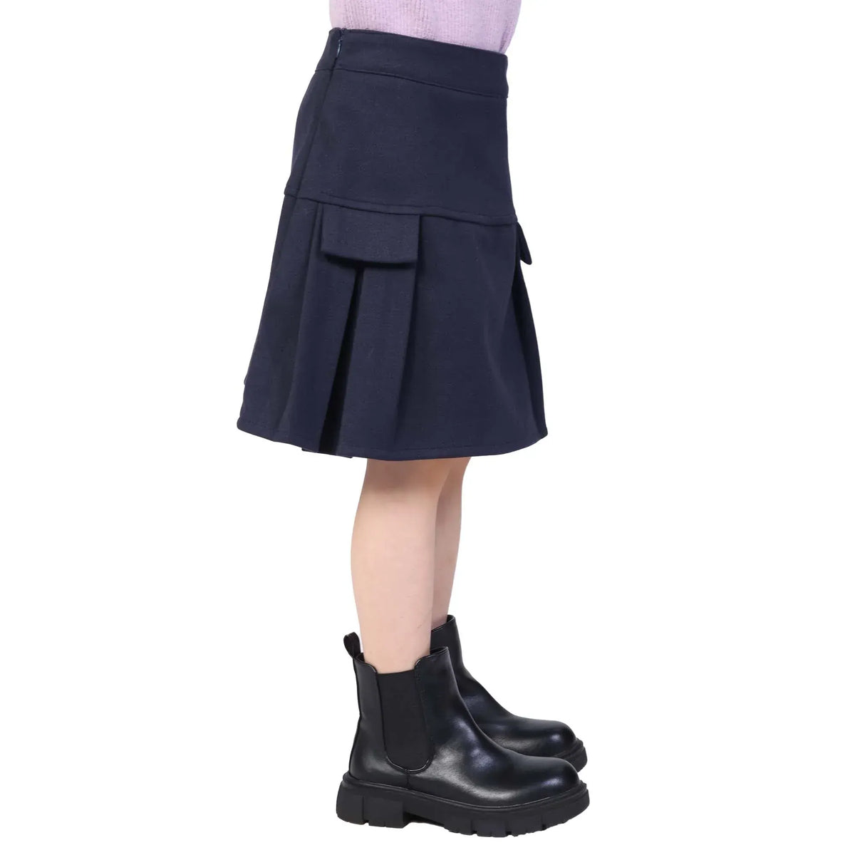 Plain Classic Skirt for Girls Image