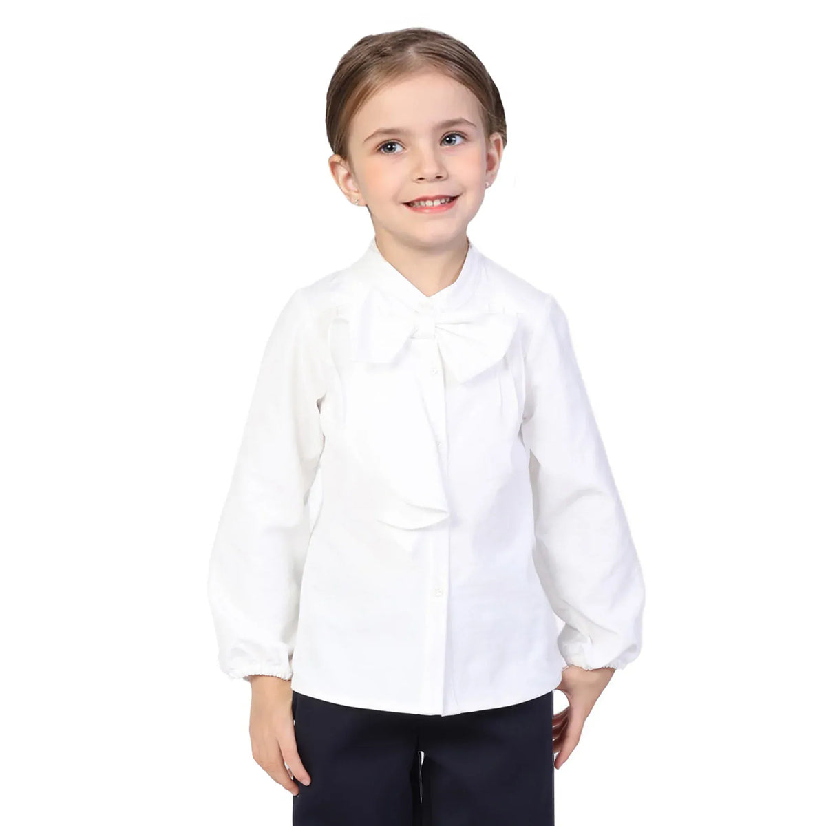 Plain Classic Shirt for Girls Image