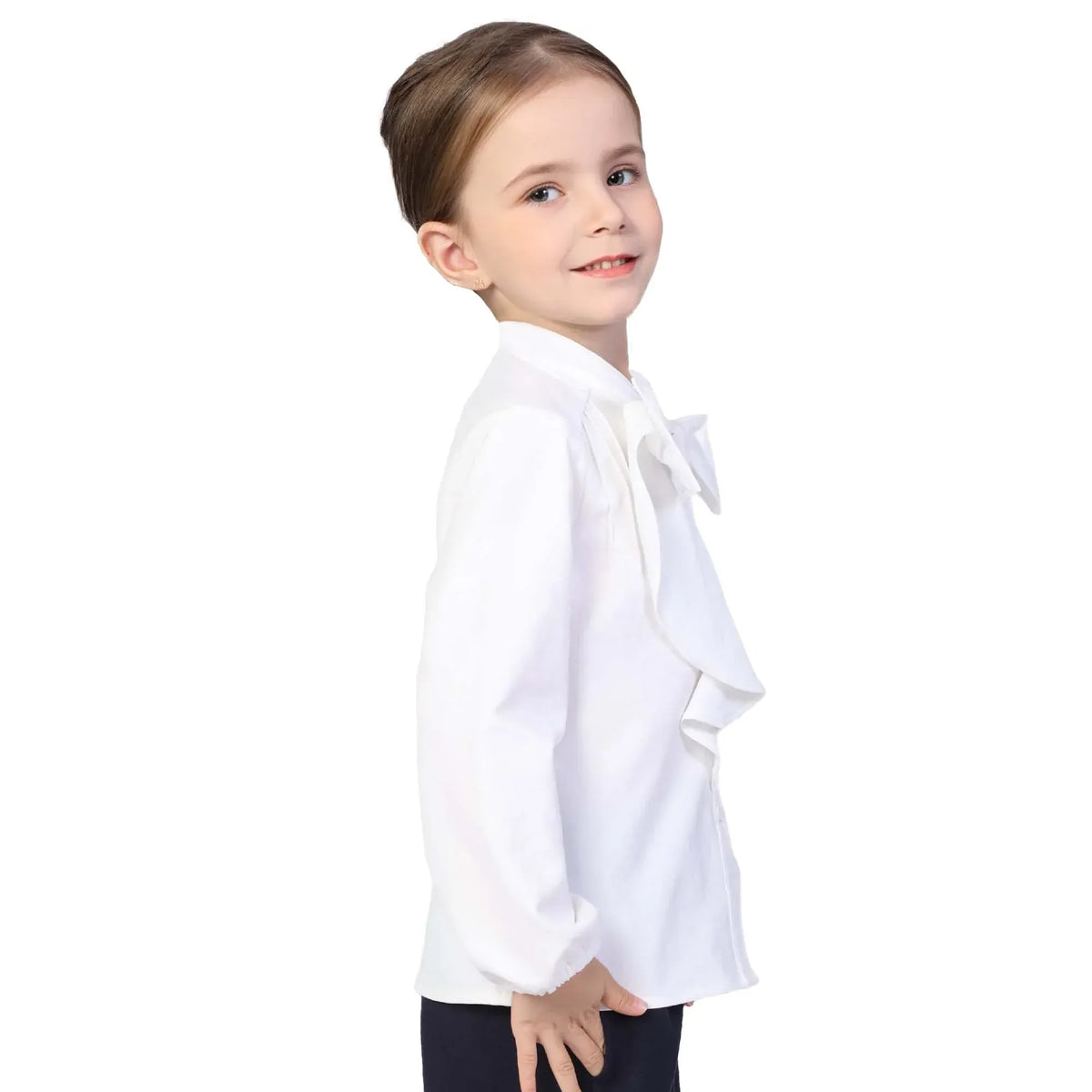 Plain Classic Shirt for Girls Image