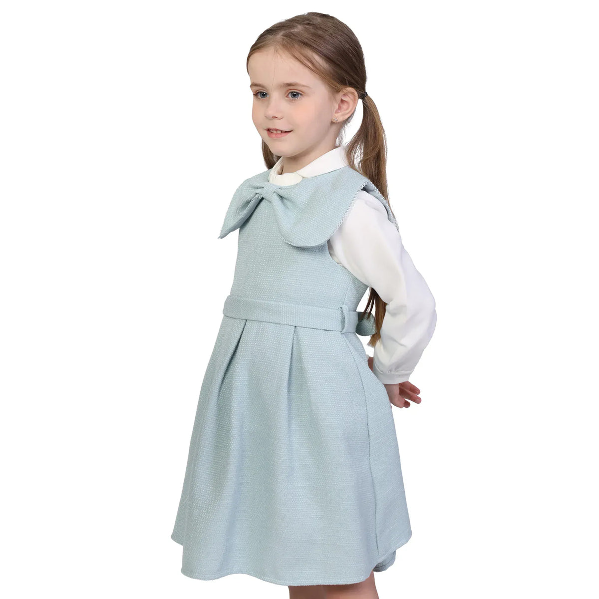 Plain Classic Dress for Girls Image