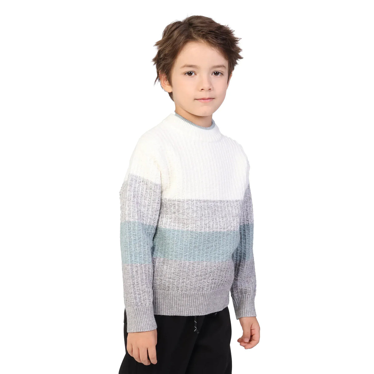 Color-Blocked Classic Pullover for Boys Image