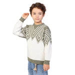 Color-Blocked Classic Pullover for Boys Image