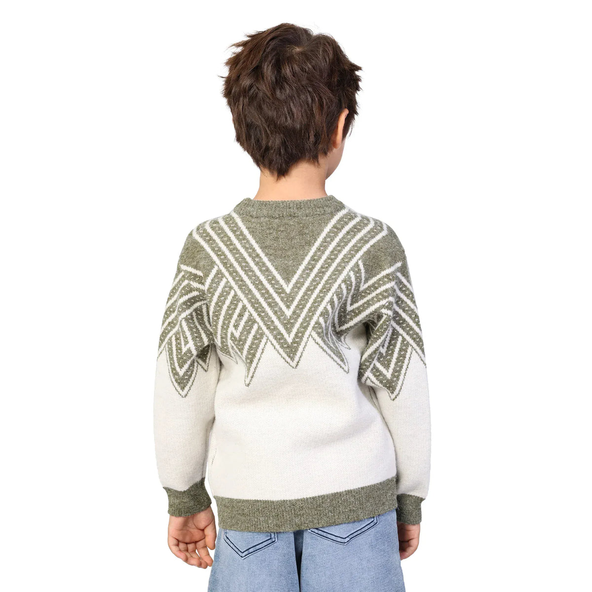 Color-Blocked Classic Pullover for Boys Image