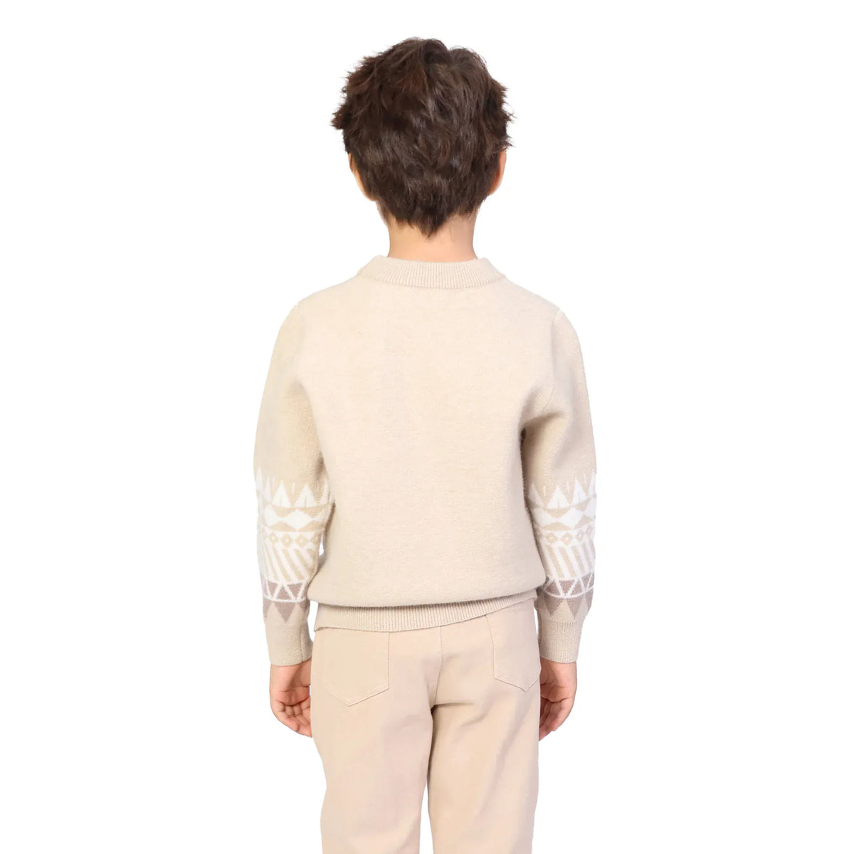 Jacquard Classic Pullover for Boys Image