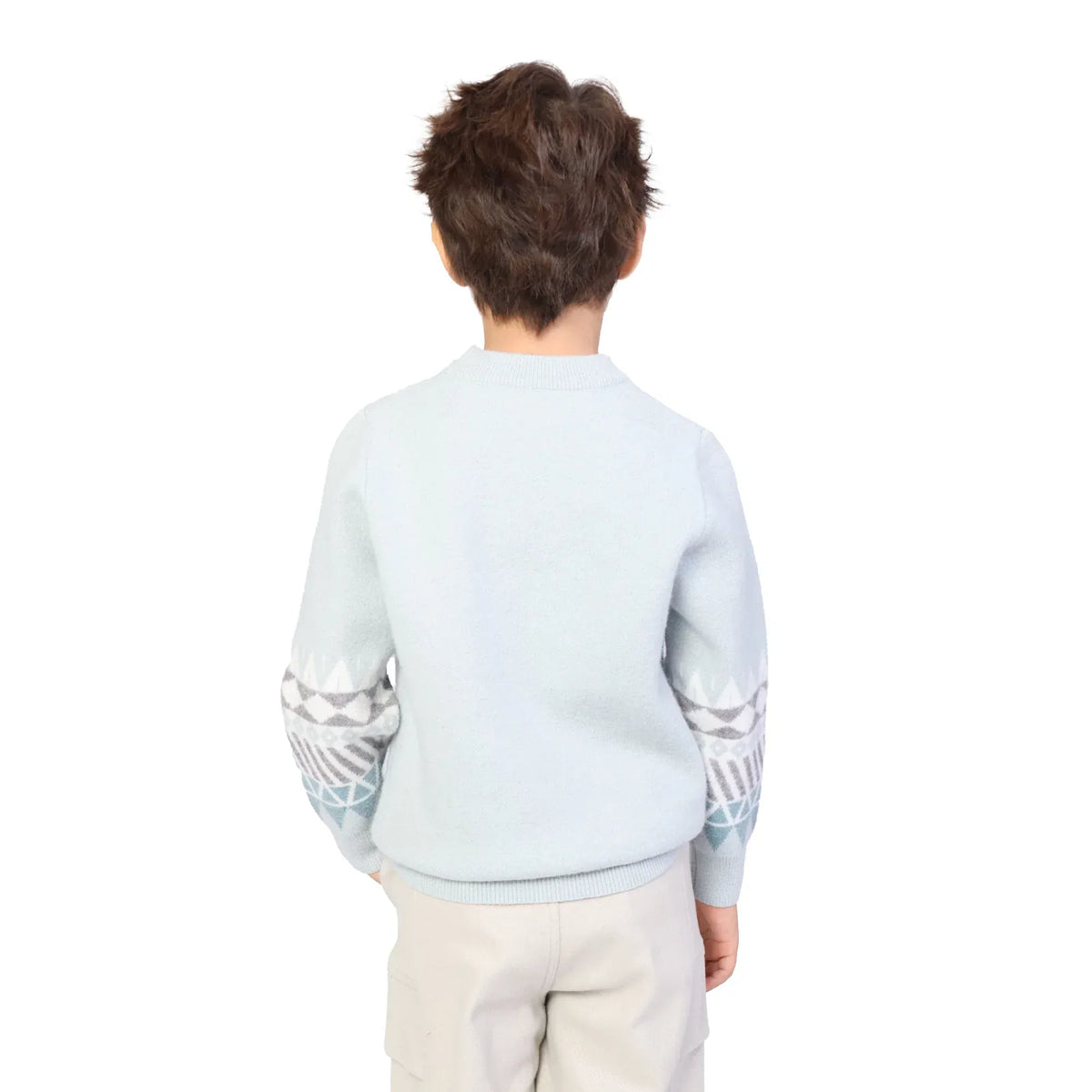 Jacquard Classic Pullover for Boys Image