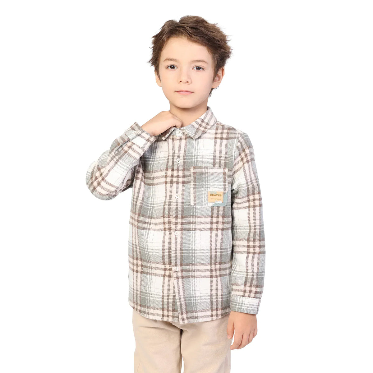 Checked Classic Shirt for Boys Image