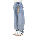 Washed Jeans Classic Pants for Boys Image