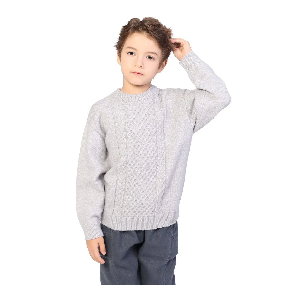 Jacquard Classic Pullover for Boys Image