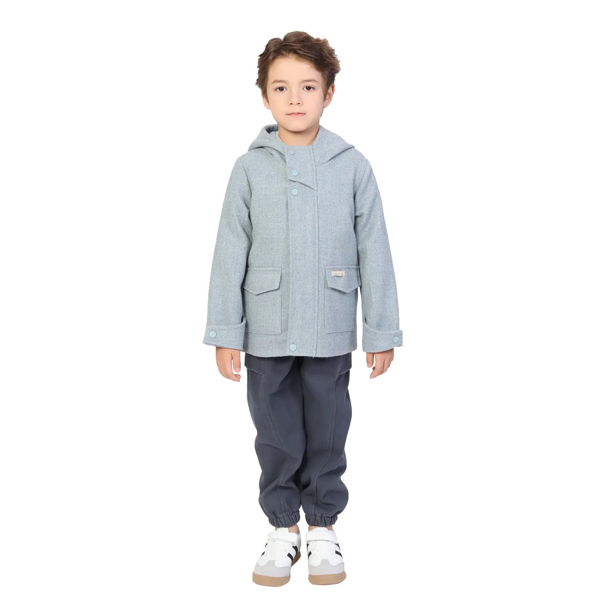 Solid Classic Jacket for Boys Image