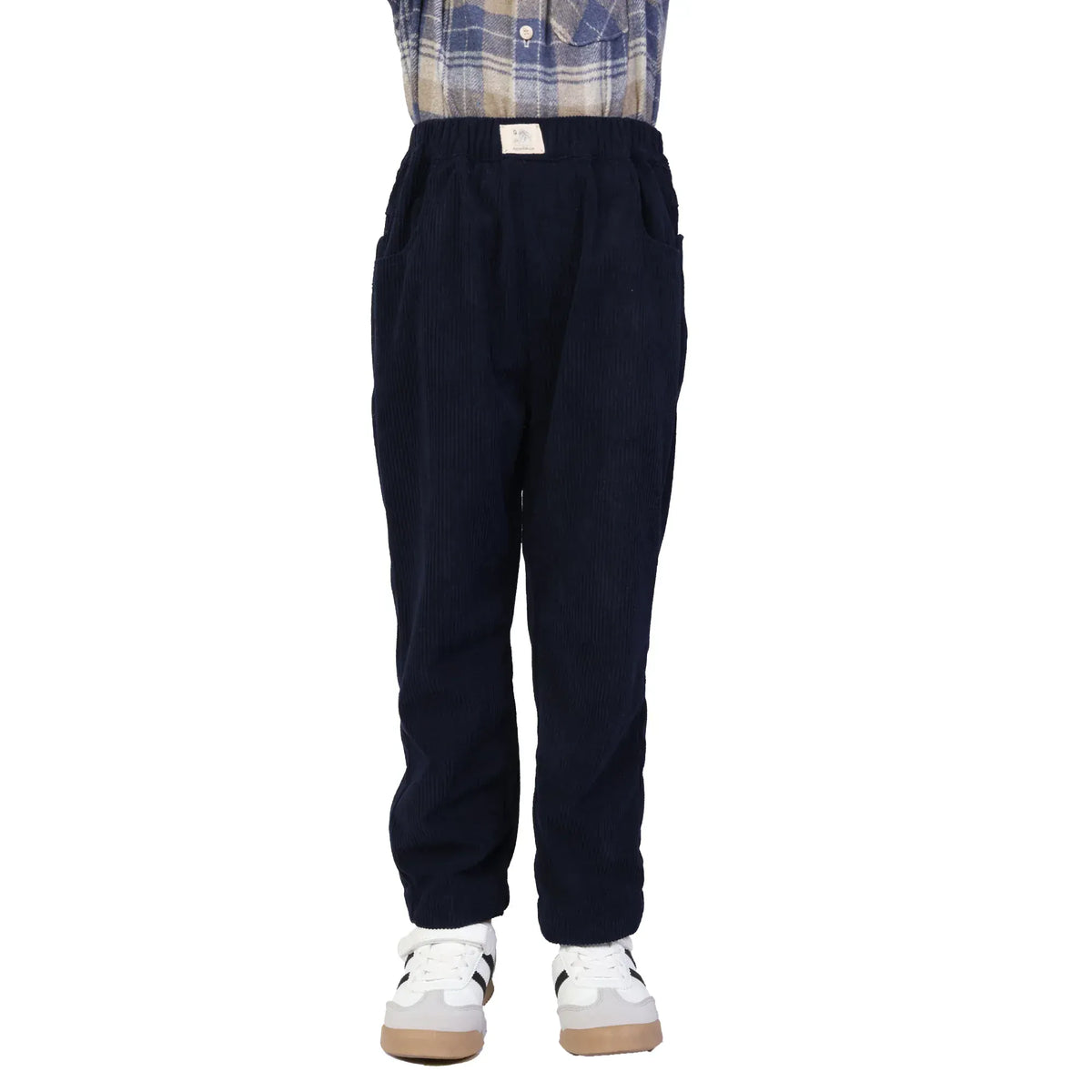 Navy Badge Classic Pants for Boys Image