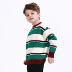 Casual Striped Pullover for Boys Image