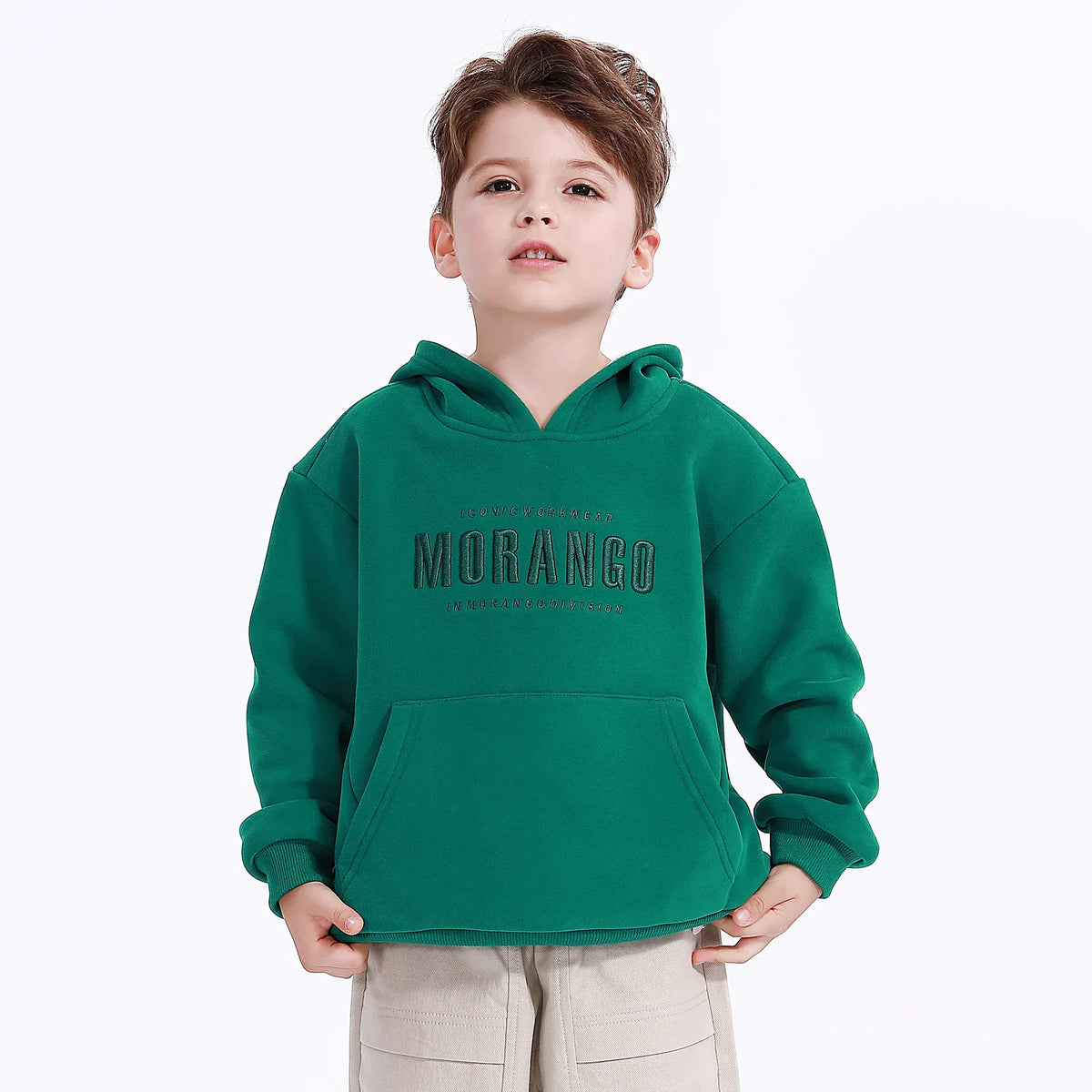 Casual Embroidery Hoodie for Boys Image