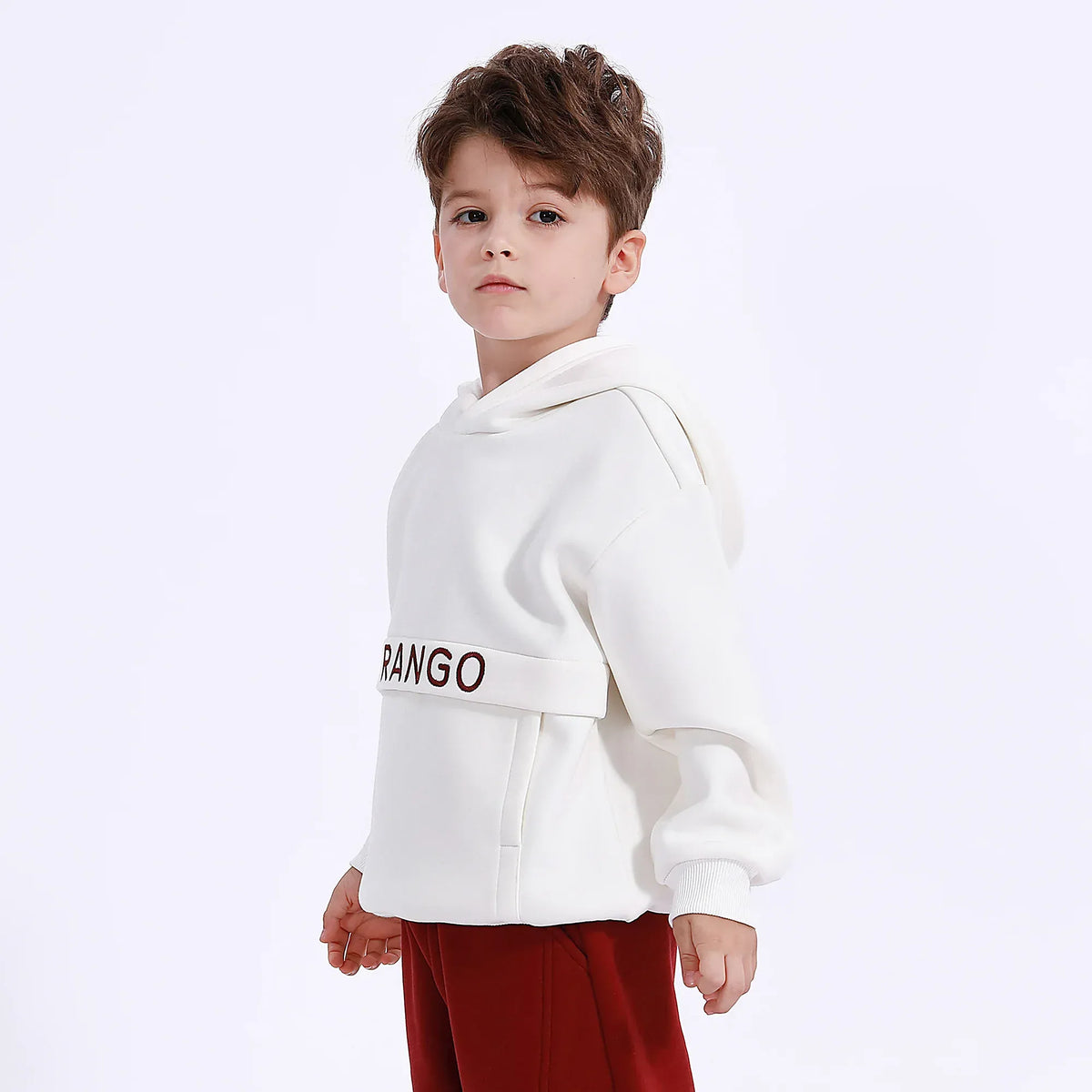 Casual Embroidery Hoodie for Boys Image