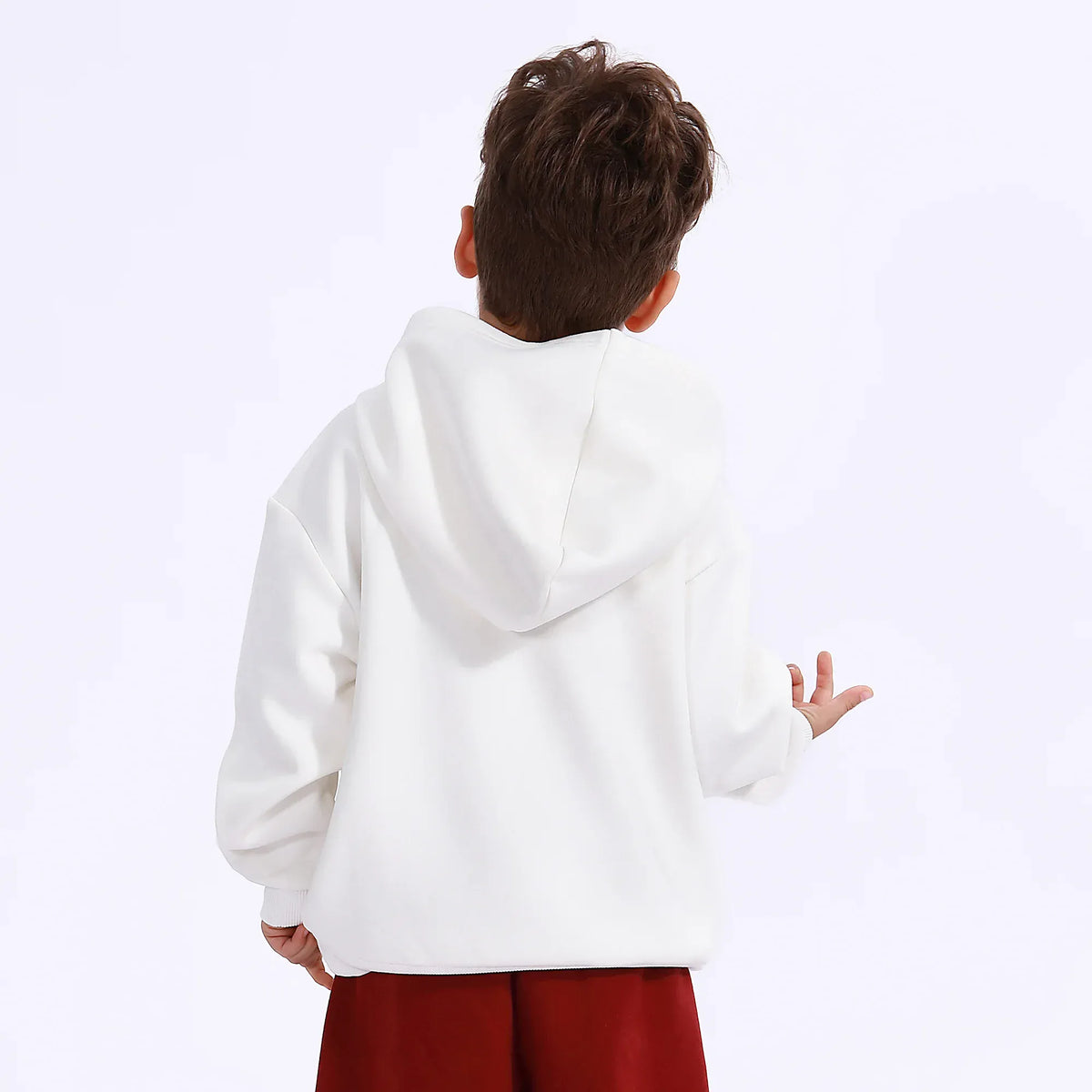 Casual Embroidery Hoodie for Boys Image