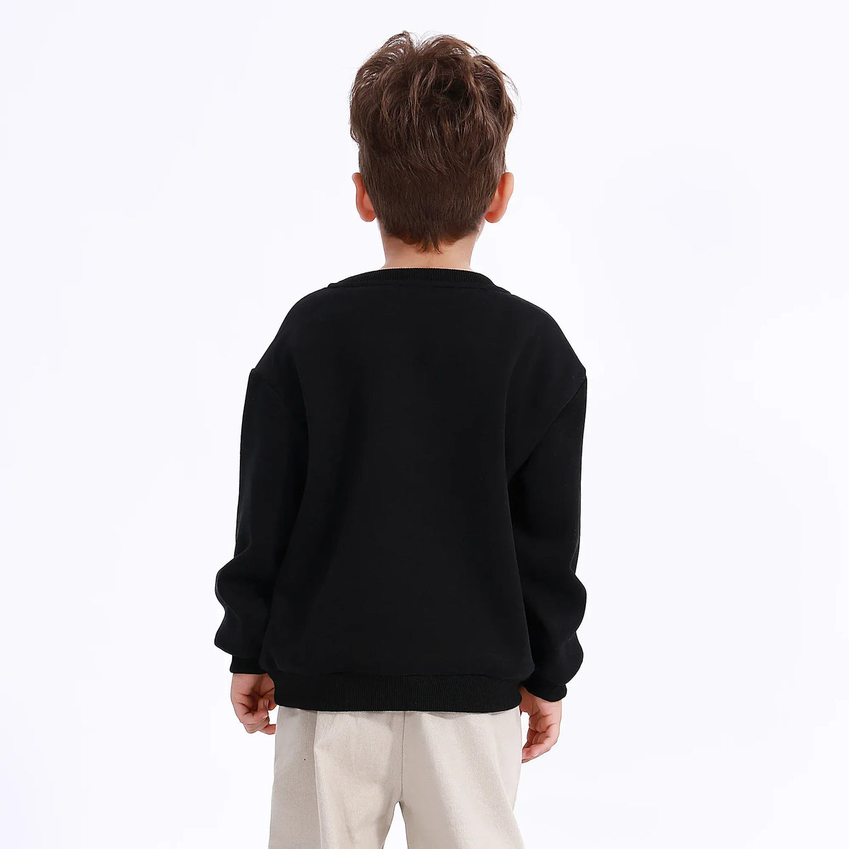 Casual Embroidery Sweatshirt for Boys Image