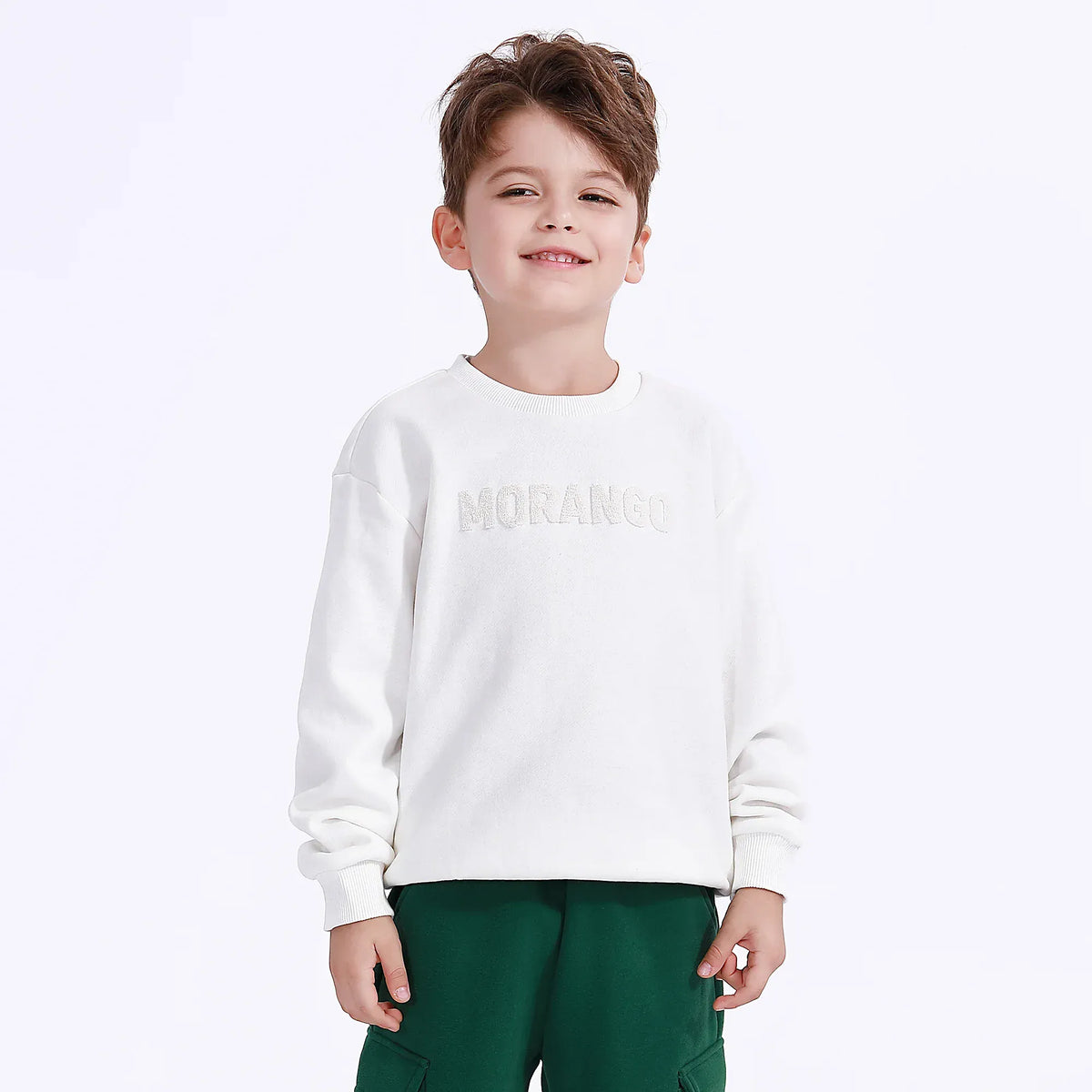 Casual Embroidery Sweatshirt for Boys Image