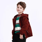 Casual Plain Jacket for Boys Image