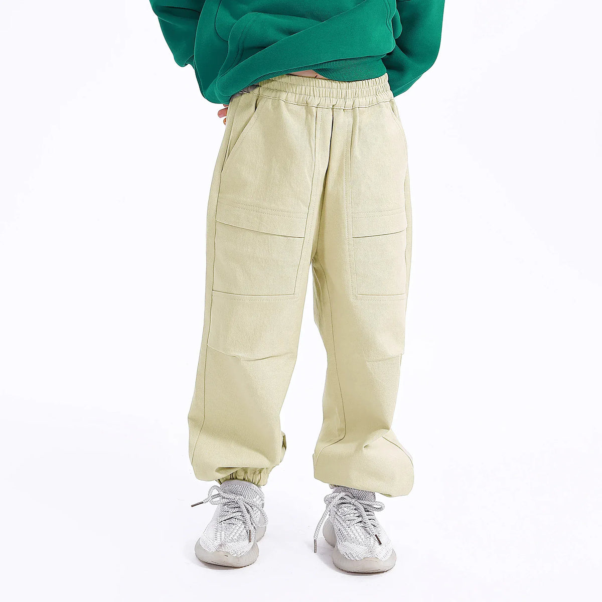 Casual Plain Pants for Boys Image