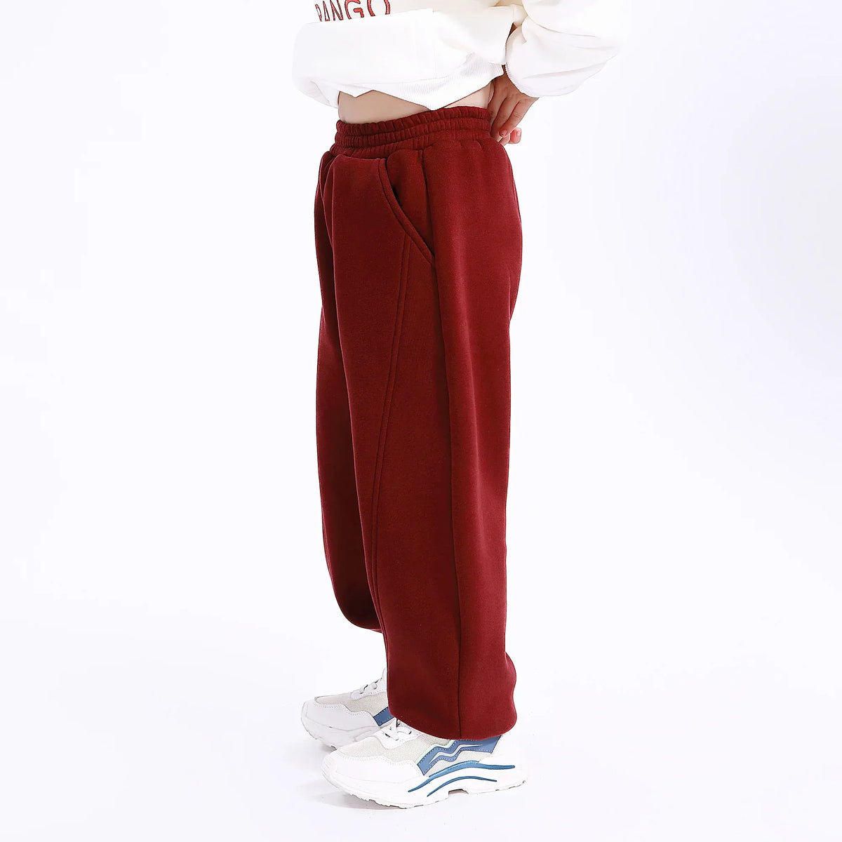 Casual Plain Pants for Boys Image