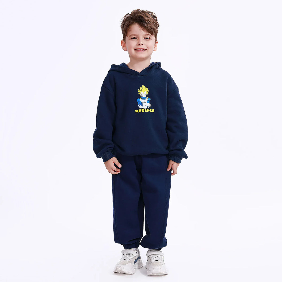 Navy Casual Plain Pants for Boys Image