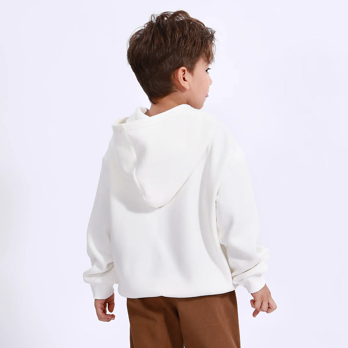 Casual Printed Hoodie for Boys Image