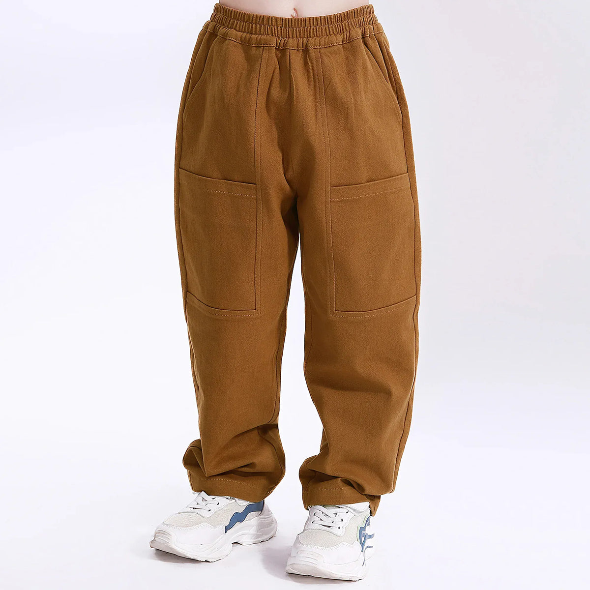 Casual Plain Pants for Boys Image