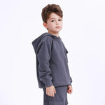 Casual Plain Hoodie for Boys Image