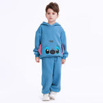 Blue Casual Printed Hoodie for Boys Image