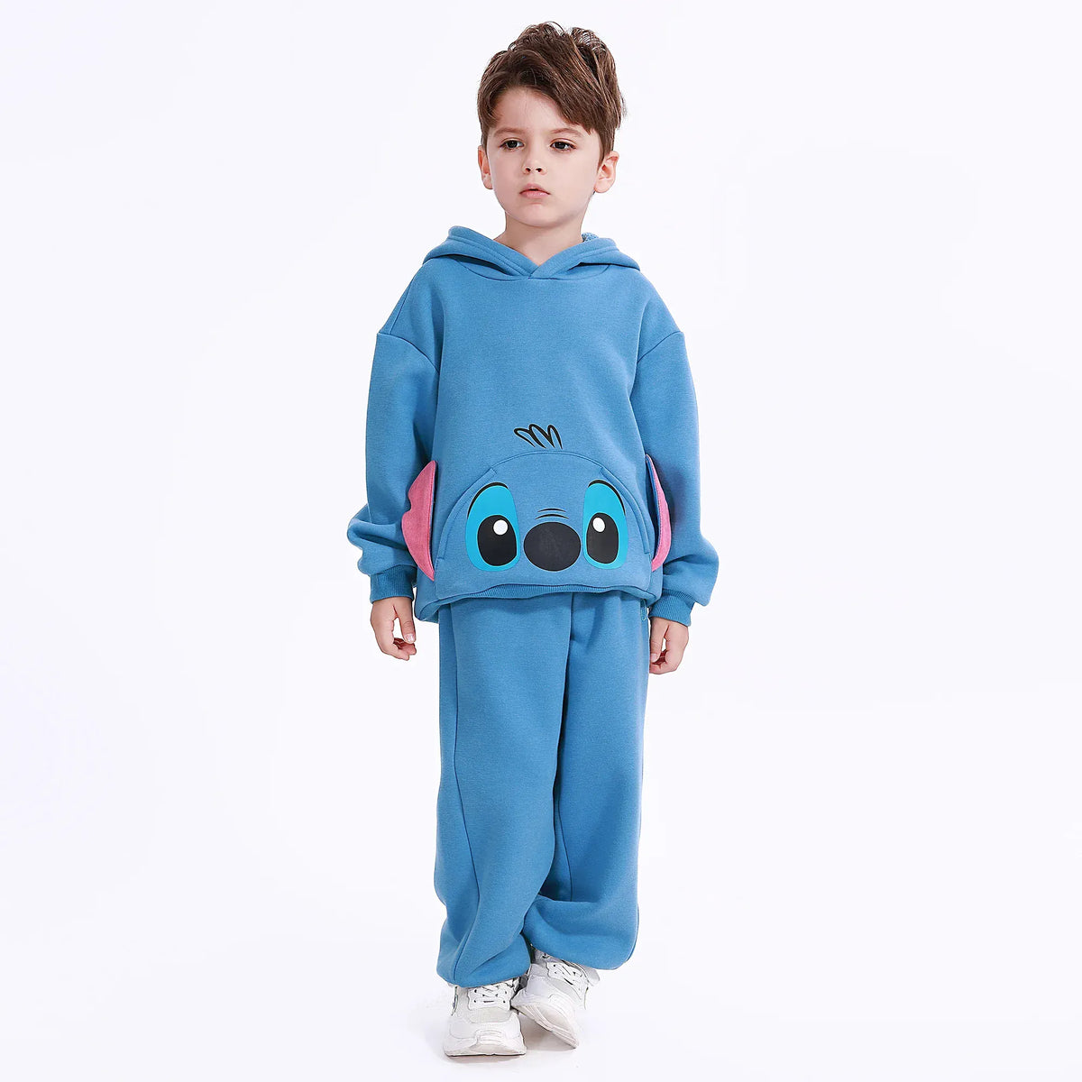 Blue Casual Printed Pants for Boys Image